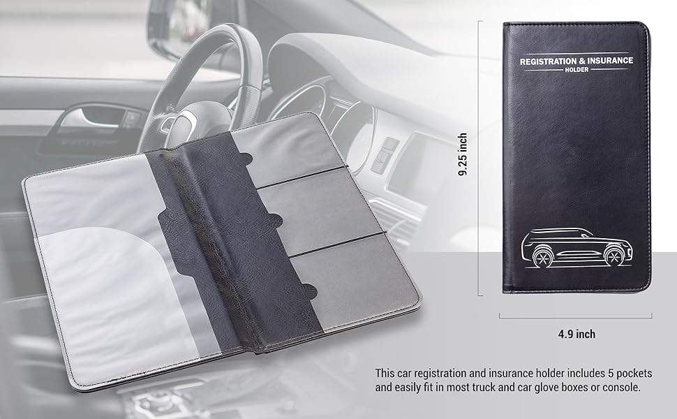 insurance and registration holder