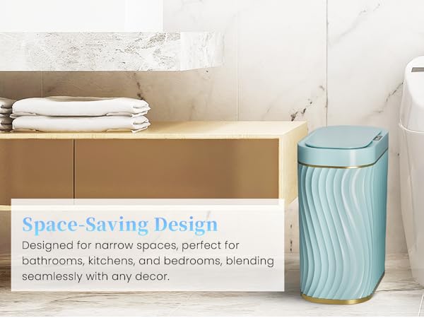 Bathroom Trash can with Automatic Touchless Lid
