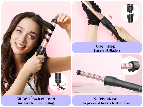 5 in 1 Curling Wand Set