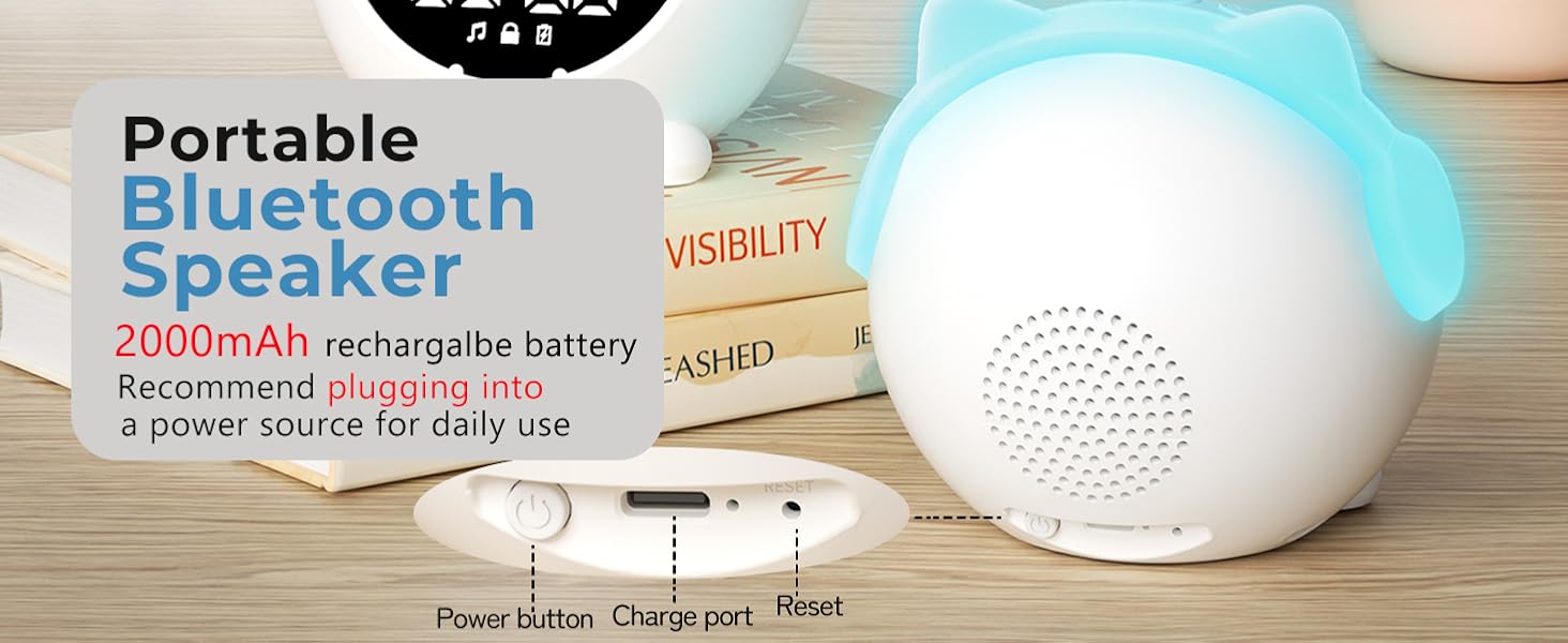 kids alarm clock hatch ok to wake bedroom room toddler children cute night light boy girl sleep 