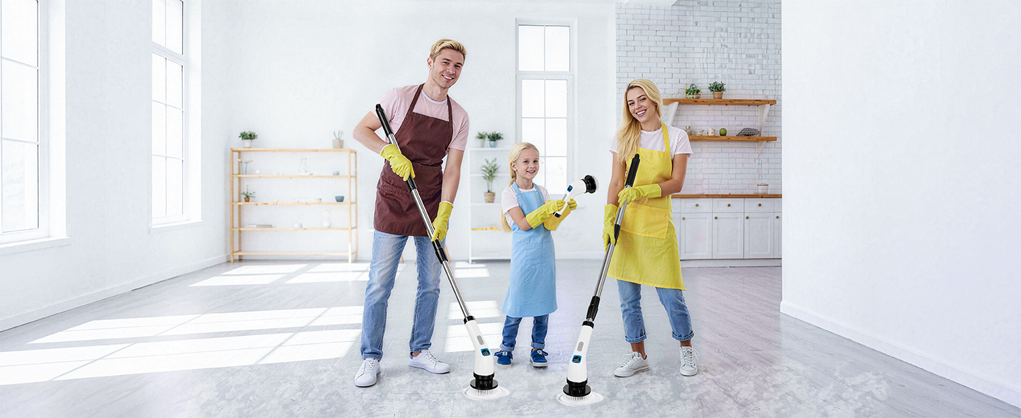 electric spin scrubber