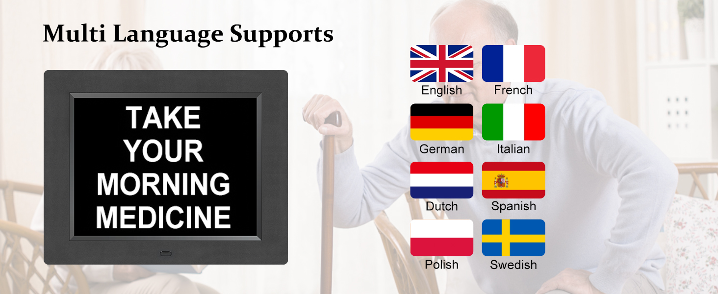  Digital Calendar Day Clocks for Seniors