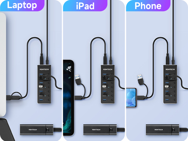 usb hub for pc and laptop