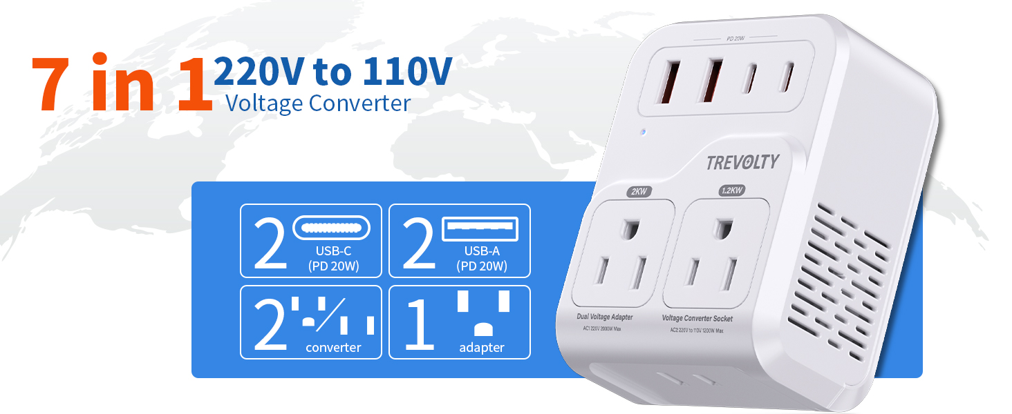 220V to 110V Converter for Travel