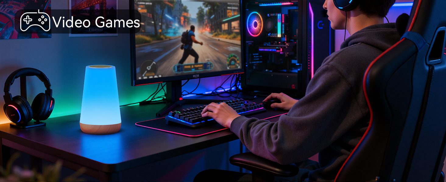 Auxmir Multifunctional LED Night Light Lamp