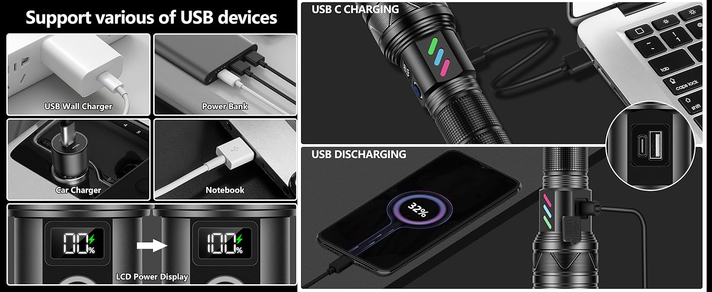 rechargeable flashlights