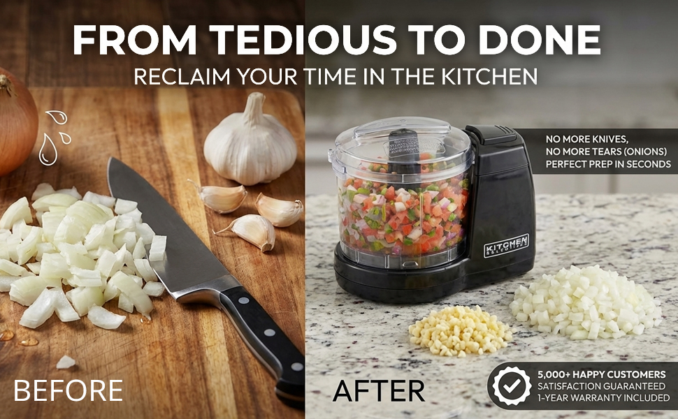 Kitchen Selectives mini chopper to reclaim time in the kitchen