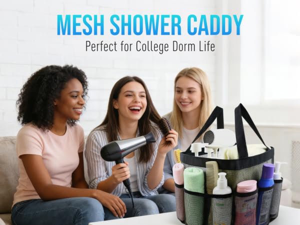 mesh shopwer caddy