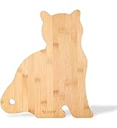 Cat Shaped Charcuterie Board Funny, Kids Serving Board, Cute Cheese Board, Personalized Bamboo Cu...