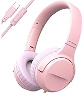 INFURTURE CH3 Kids USB C Headphones for School,Wired Type C Kids Headphones for Boys Girls with S...