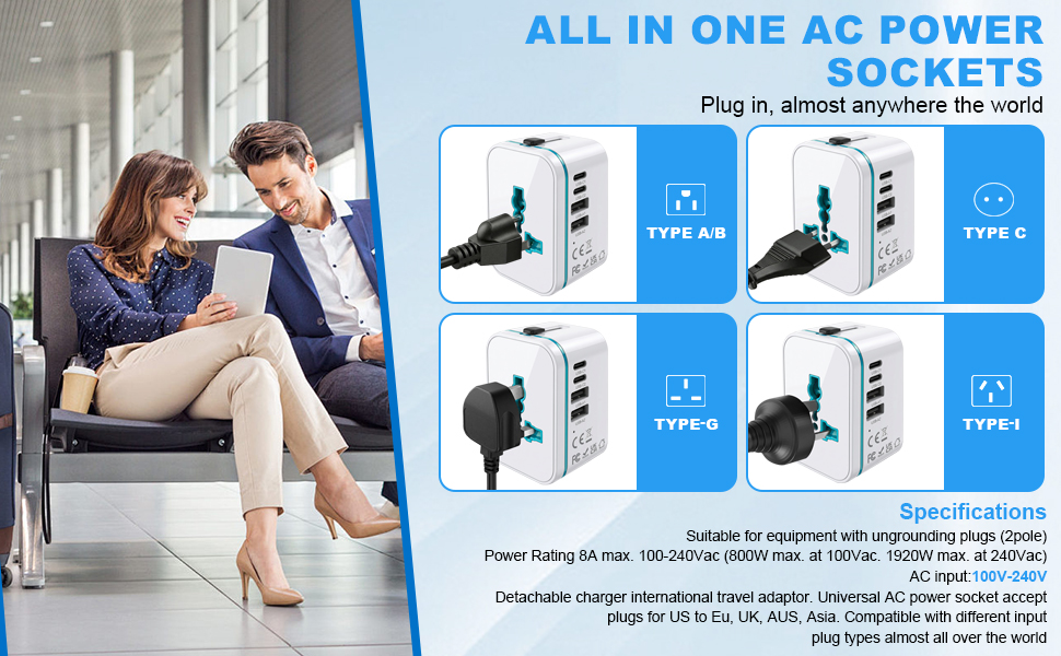 all in one ac power sockets