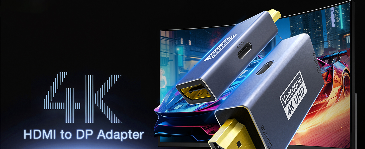 HDMI to DisplayPort Adapter