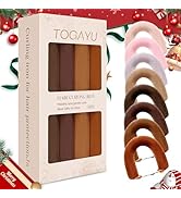 Togayu Heatless Curling Rods for Overnight Curls - Jumbo Soft Hair Rollers to Sleep in, No-Damage...