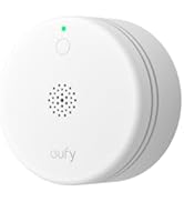 eufy Smoke Alarm E10, Accurate Fire Alerts, Ultra-Compact 70 mm Design,Extended 5-Year Battery Li...