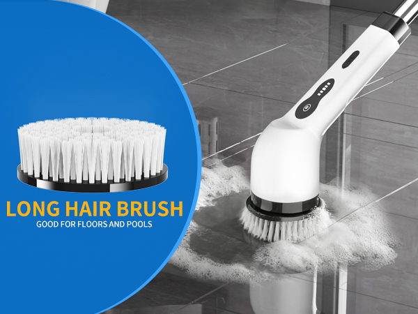 bathroom scrubber shower brush for cleaning shower scrubber with long handle