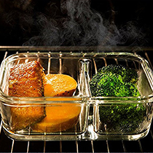 glass food storage container