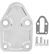 Espusta Fuel Pump off Plate Gasket with Bolts Compatible with 1955-2002 Small Block 262 265 267 2...