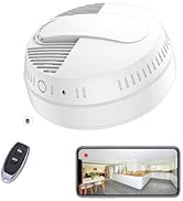 LIZVIE Hidden Camera Smoke Detector, 10000mAh Smoke Detector Camera with 2.4G WiFi &amp; APP Remote C...