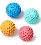 iPettie 4 Pack Honeycomb Dog Toys for Aggressive Chewers – Summer Floating Squeaky Chew Toys for ...