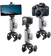Suptig Camera Mount Clamp Super Clamp Pole Mount for Phon, Gopro Hero 13 Hero 12 11 10 9 8 7 6 5,...