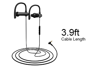 Over Earbuds Wired with Ear Hook&amp;amp; Microphone 3.5mm Plug Ear Buds for Samsung A25 A15 A14
