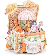 Cat Music Box Gift for Wife Daughter Girlfriend, Cute Wind Up Musical Boxes Valentine Day Birthda...