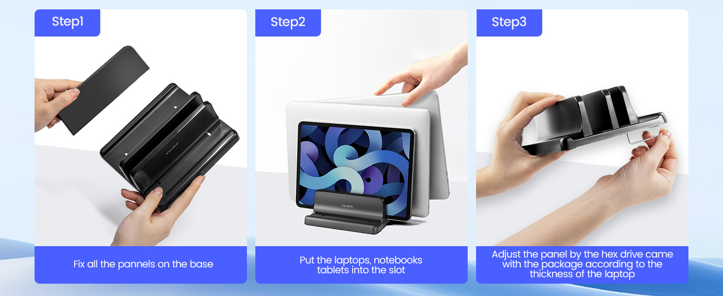 vertical laptop stand