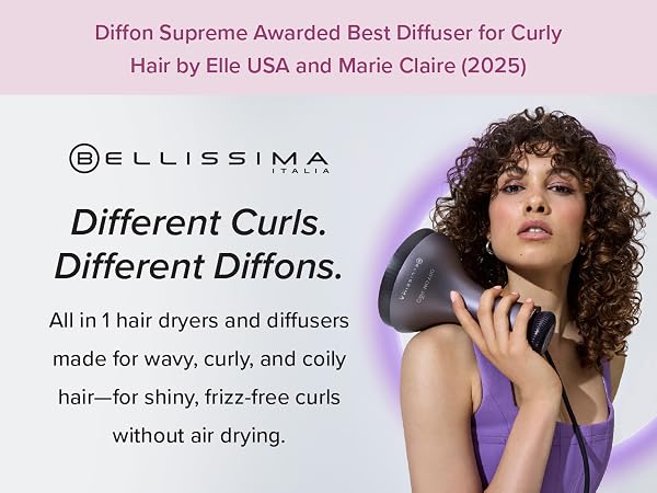 Built for curls, from waves to kinks. No clunky attachments.
