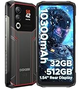 DOOGEE Blade 20 Ultra Rugged Phone Unlocked,32GB+512GB,10300mAh Large Battery Rugged Smartphone w...