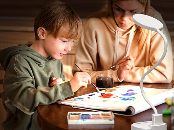 white lamp for drawing