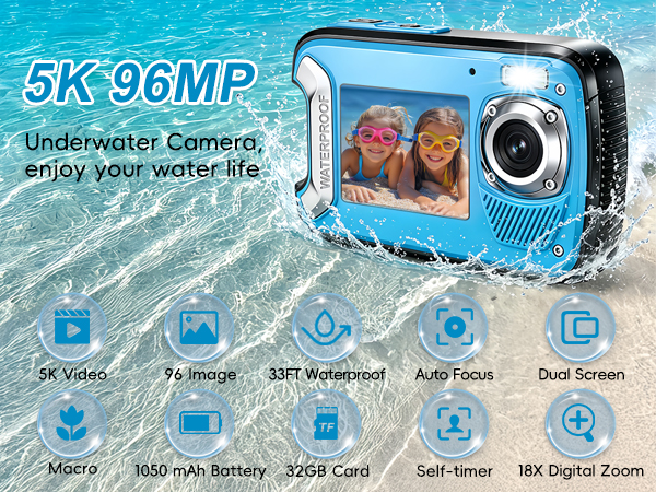 5K Waterproof Camera