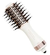 travel hair dryer brush-white &amp;amp;amp;amp; rose gold