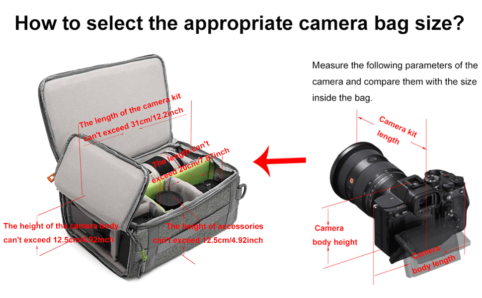 small camera backpack cross body