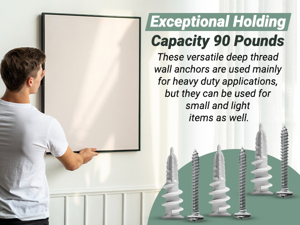 drywall anchor kit secure picture hangers home wall mounting solution plastic wall plugs tv mounts