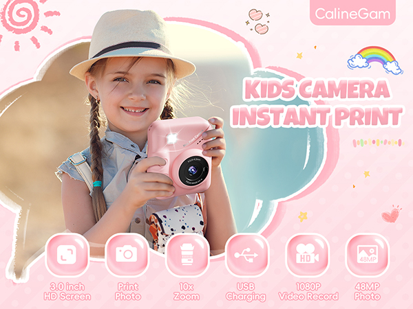 Kids Camera Instant Print