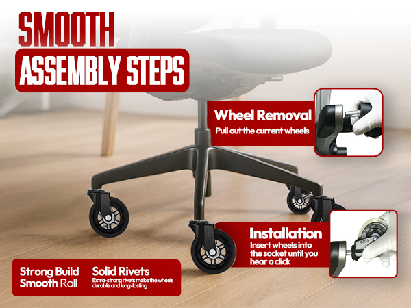 Easy installation, viper chair