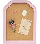 Cork Bulletin Board with Pink Frame, 13