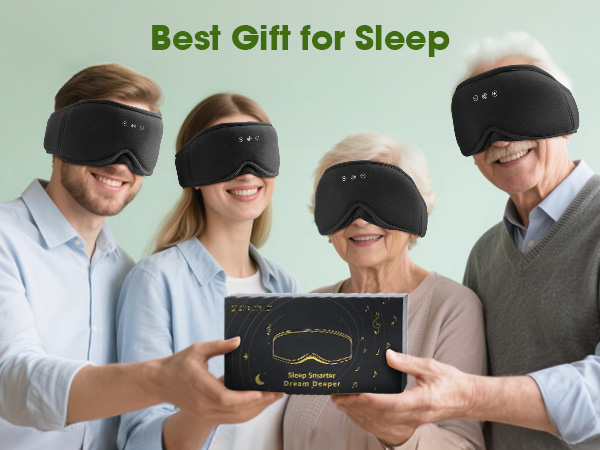 bamboo sleep eye mask bluetooth headphone for sleep