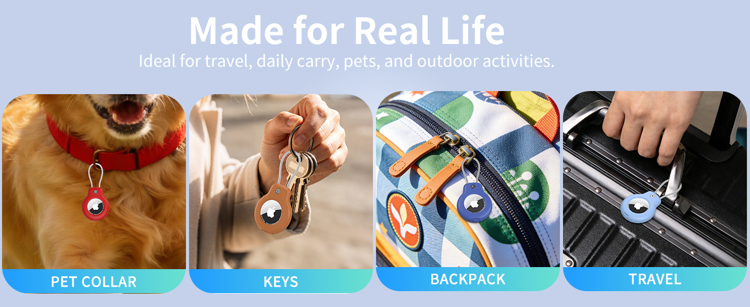air tag keychain holder