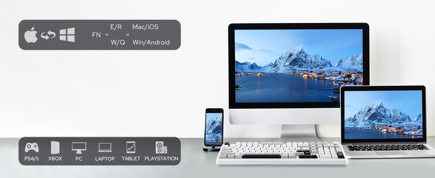 F99 PRO wireless gaming keyboard