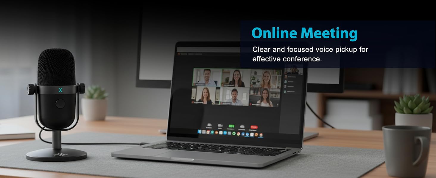microphone for online meeting