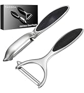 TACGEA Vegetable Peeler for Kitchen, Potato Peelers for Fruit Straight Blade, Durable Non-Slip Ha...
