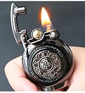 Urgrette Vintage Trench Lighter Refillable Kerosene Antique Permanent Lighter Lift Arm Lighter So...