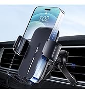 Vent Phone Mount for Car, Hands Free Air Vent Clip Cellphone Holder with Deep Wide Clamp, Univers...