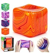 Fidget Toys, Stress Cube,1.97 inch Swirl Stress Cube Squishy Toys, Swirl Cubes Squishies for for ...