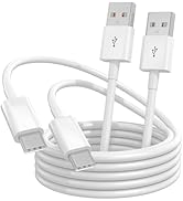 SAVEANGLE USB A to USB C Cable 3FT, 2-Pack, USB to USBC iPhone Charger Fast Charging for iPhone 1...