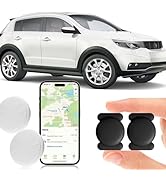 GPS Tracker for Vehicles, 2 PCS MINI Car Tracker Device Hidden, No Monthly Fee, Real-Time Tracker...