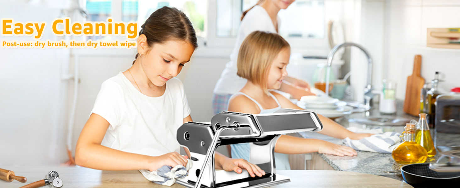 homemade pasta maker