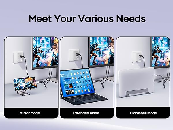 usb c to hdmi 2.0 cable mirrors modes
