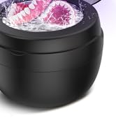 Ultrasonic Retainer Cleaner Machine, Denture Cleaner for Mouth Guard, Night Guard, Aligner, Dentu...